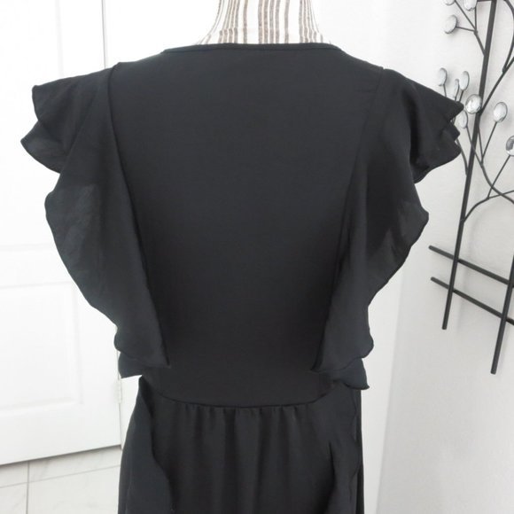 Victoria's Secret Black Ruffle Robe - Picture 10 of 14